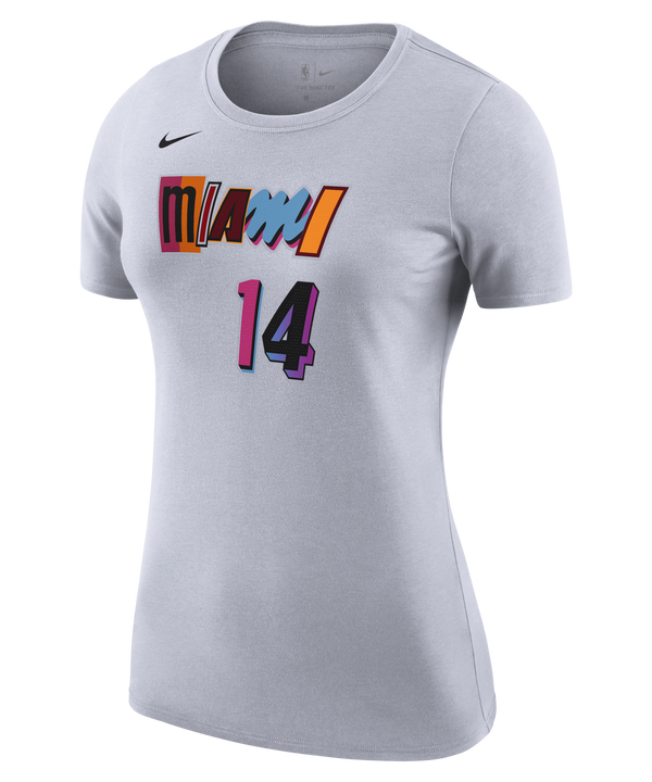 Tyler Herro Nike Miami Mashup Vol. 2 Name & Number Women's Tee Women's Tee Nike   