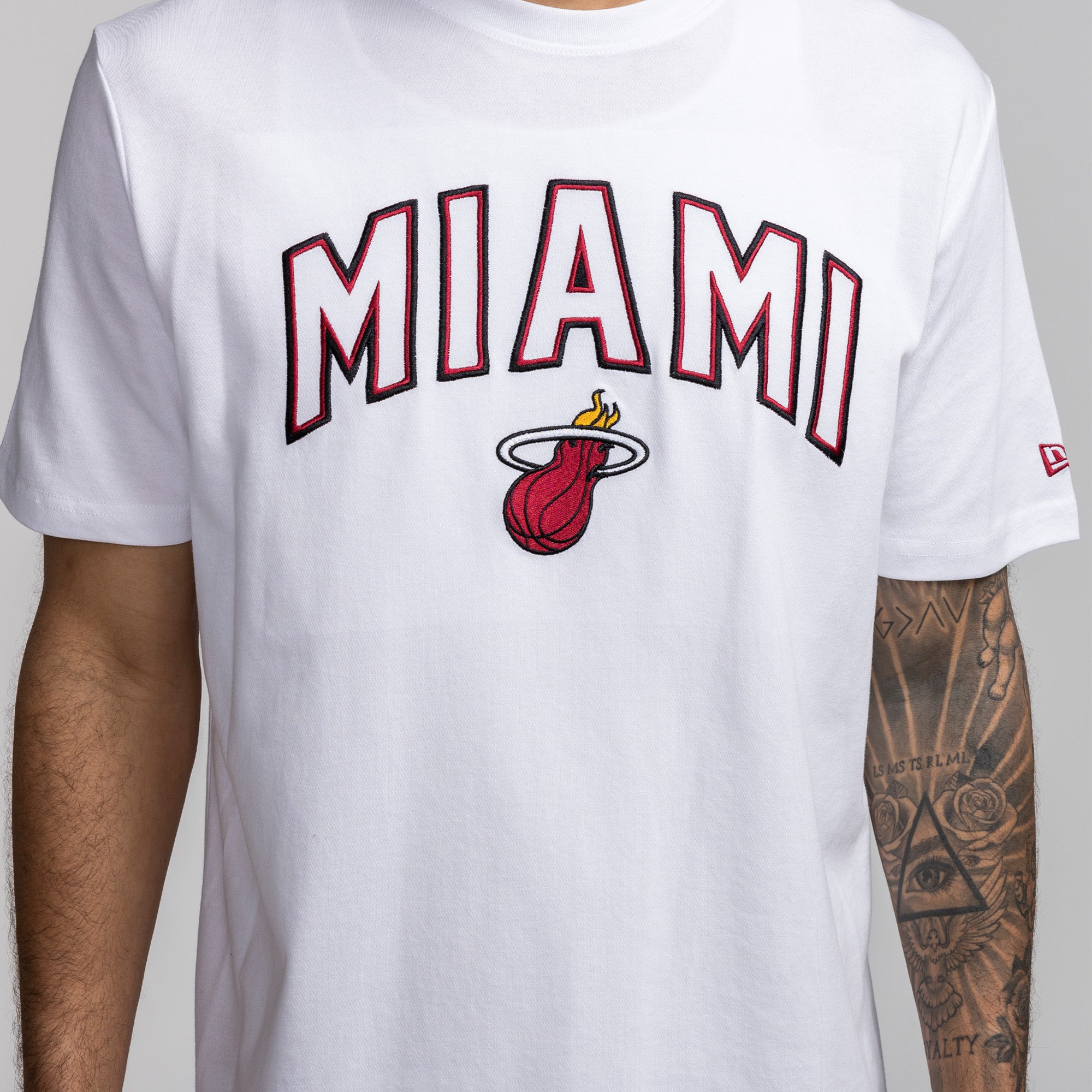 New Era Miami HEAT Miami Crewneck Tee Unisex Tee New Era   