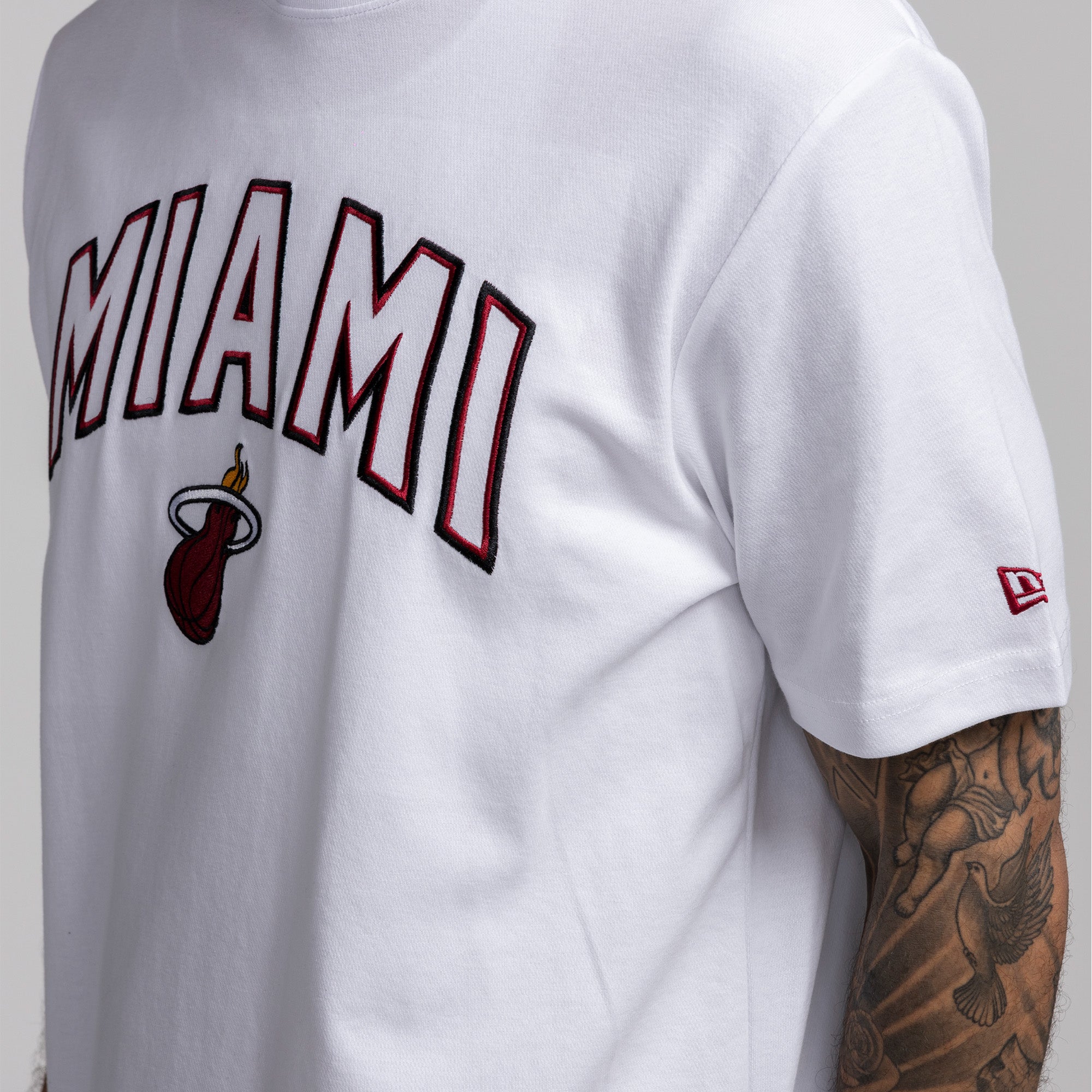 New Era Miami HEAT Miami Crewneck Tee Unisex Tee New Era   