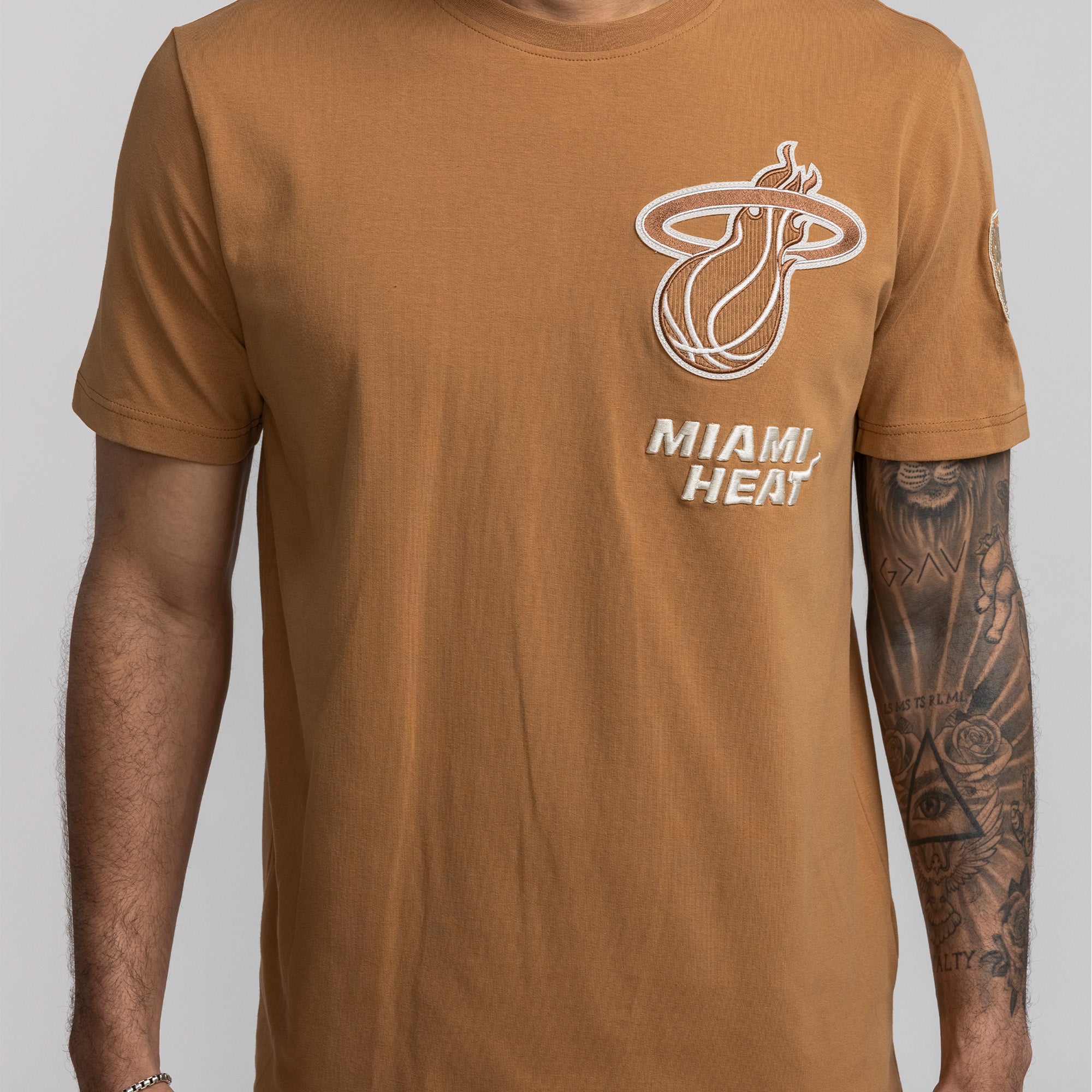 New Era Miami HEAT Tan Tee Unisex Tee New Era   