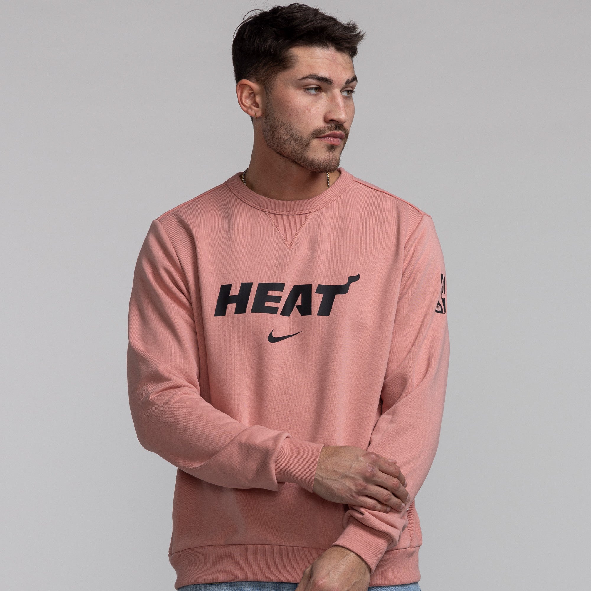 Nike Miami HEAT Standard Issue Crewneck Sweatshirt Men's Crewneck Sweater Nike   