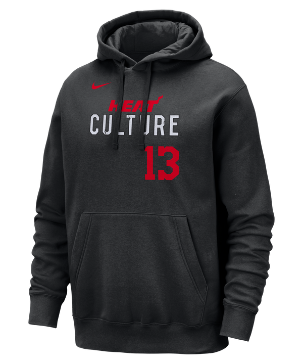 Bam Adebayo Nike HEAT Culture Name & Number Hoodie Men's Hoodie Nike   