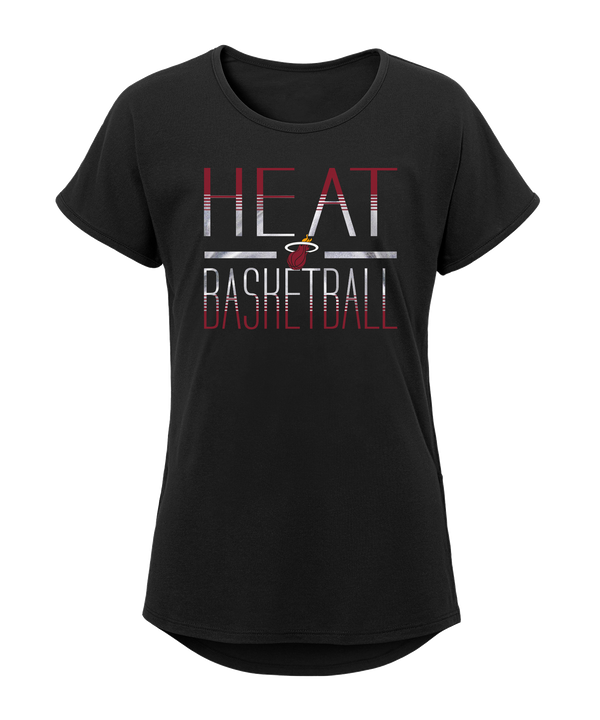 Miami HEAT Girls Dolman Glory Youth Tee Girls Tee Outerstuff   