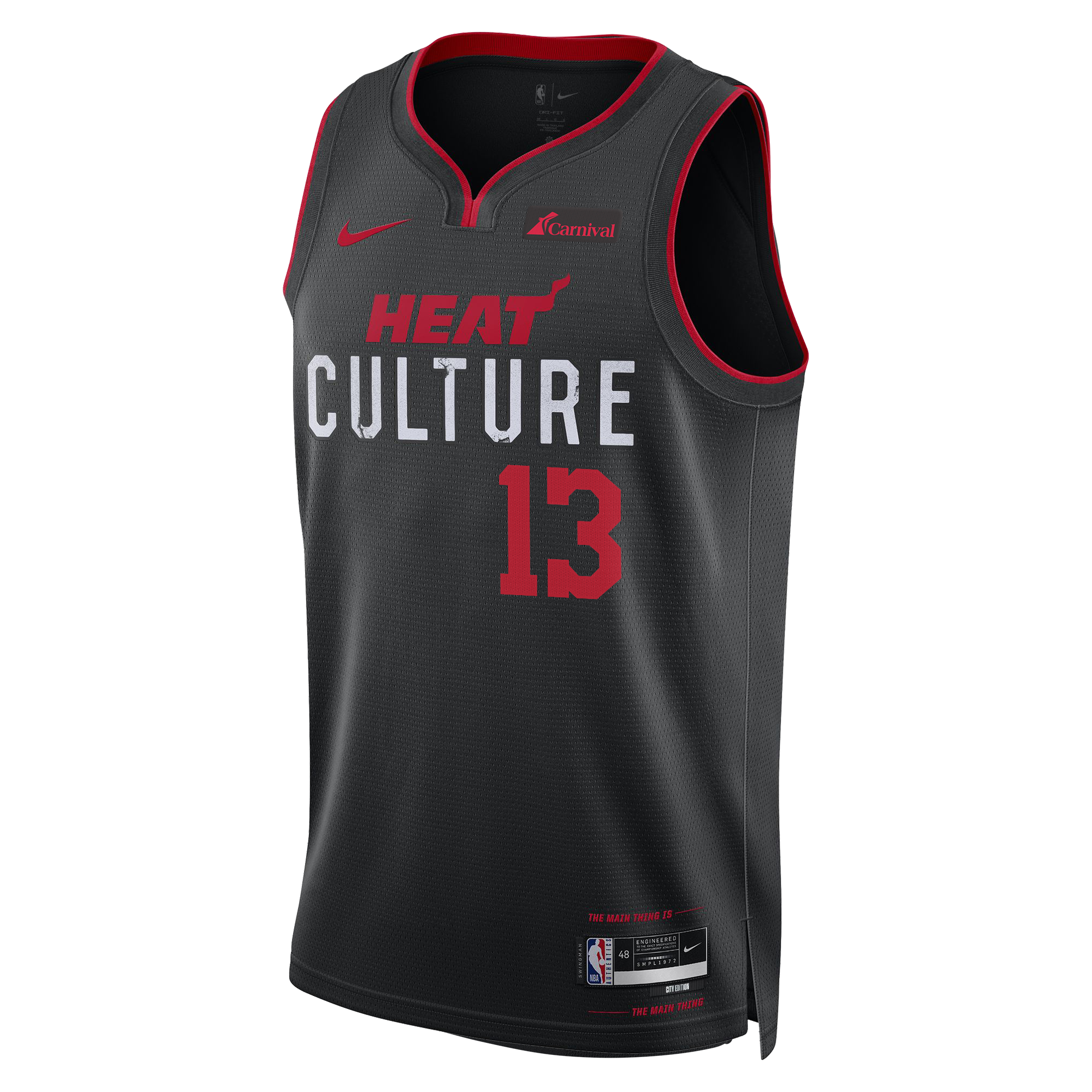 Bam Adebayo Nike HEAT Culture Swingman Jersey Men's Jersey Nike   