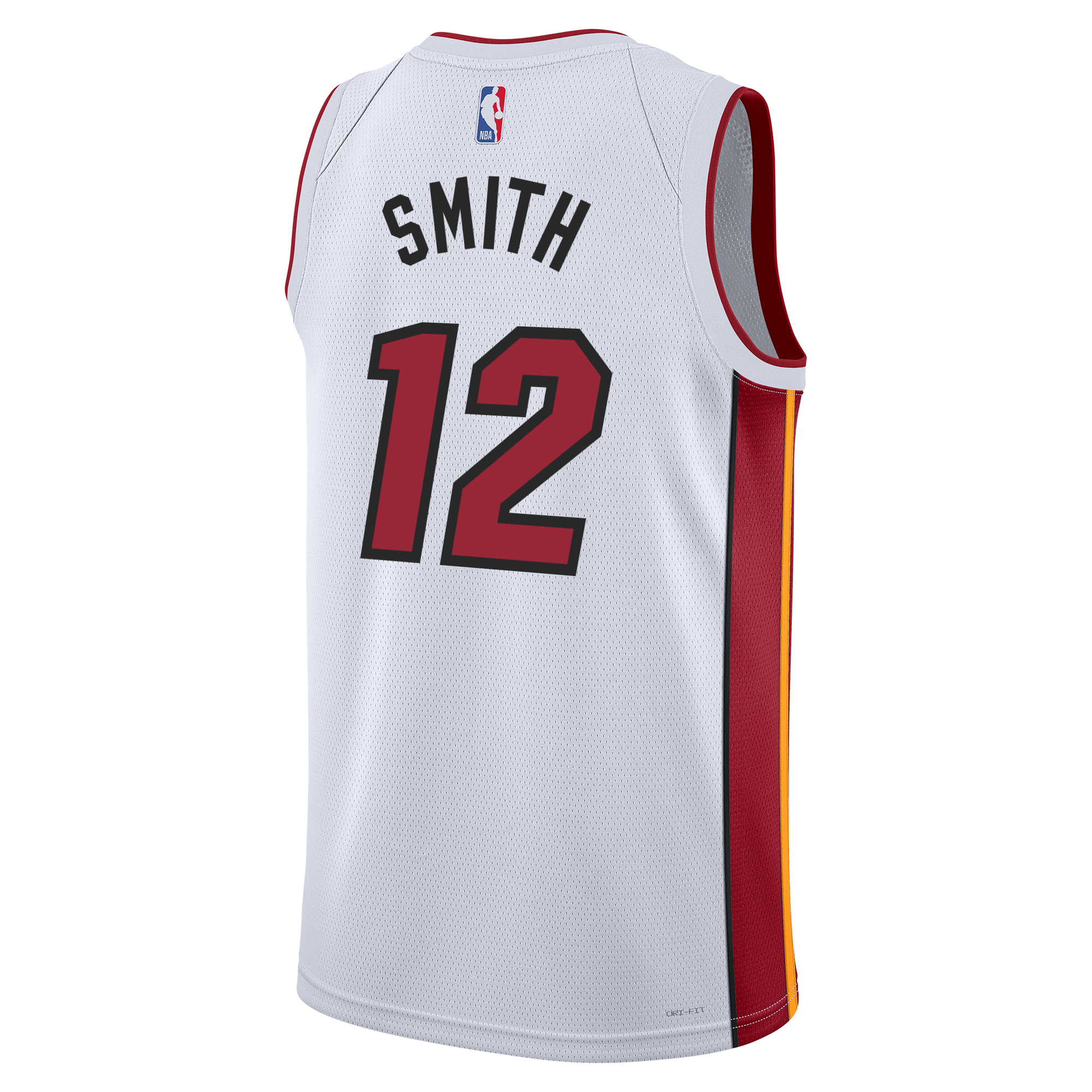 Dru Smith Nike Miami HEAT Association White Swingman Jersey Men's Jersey Nike   