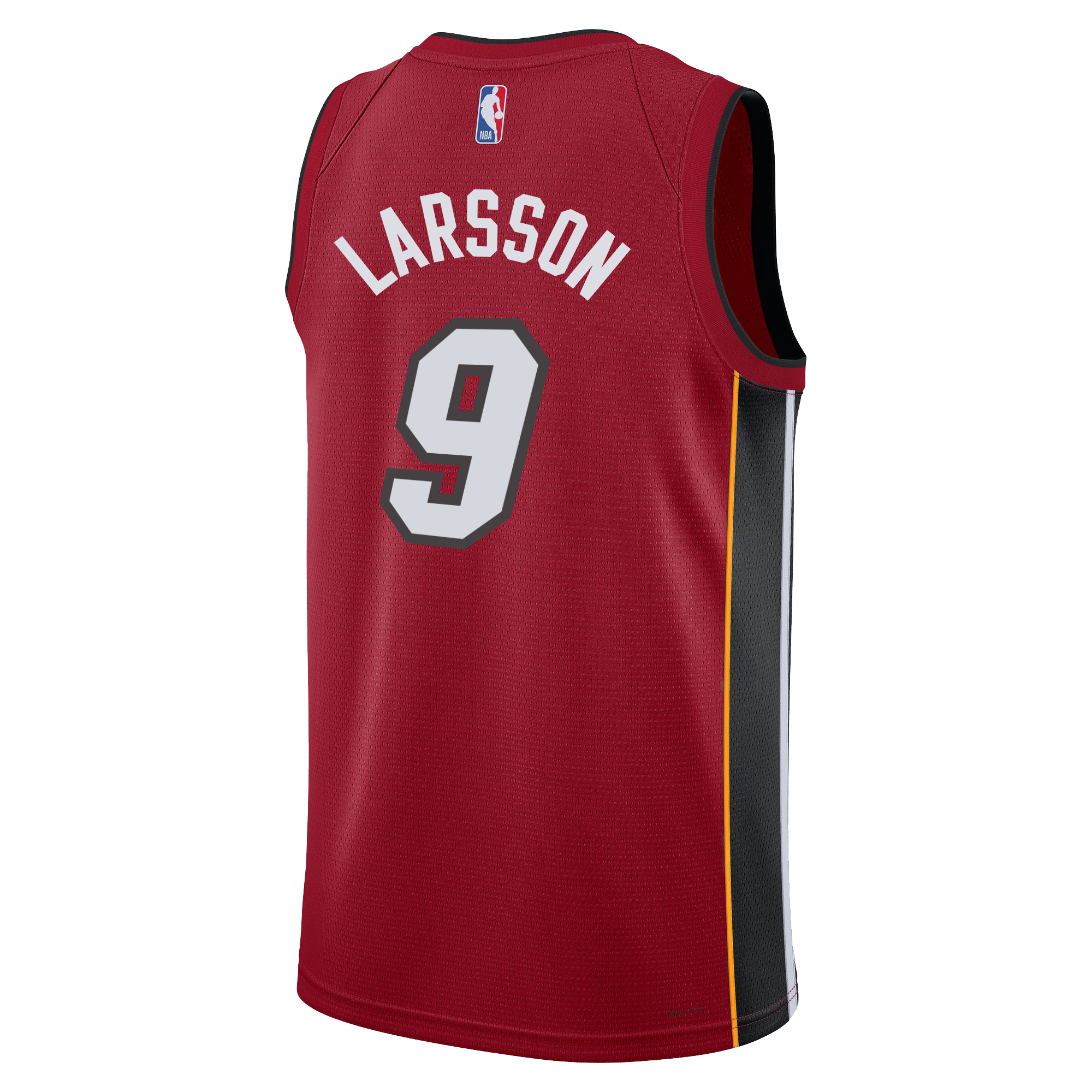 Pelle Larsson Nike Jordan Brand Miami HEAT Statement Red Swingman Jersey Men's Jersey Nike   