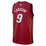 Pelle Larsson Nike Jordan Brand Miami HEAT Statement Red Swingman Youth Jersey - 2