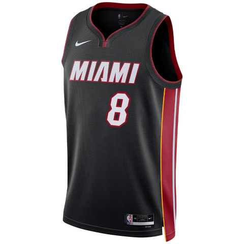Jamal Cain Nike Miami HEAT Icon Black Swingman Jersey