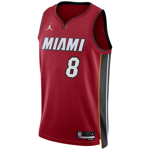 Jamal Cain Nike Jordan Brand Miami HEAT Statement Red Swingman Jersey