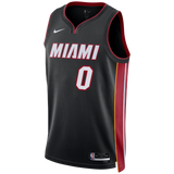 Josh Richardson Nike Miami HEAT Icon Black Swingman Jersey - 1