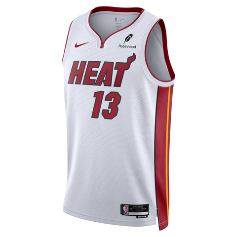 Bam Adebayo Nike Miami HEAT Youth Association White Swingman Jersey