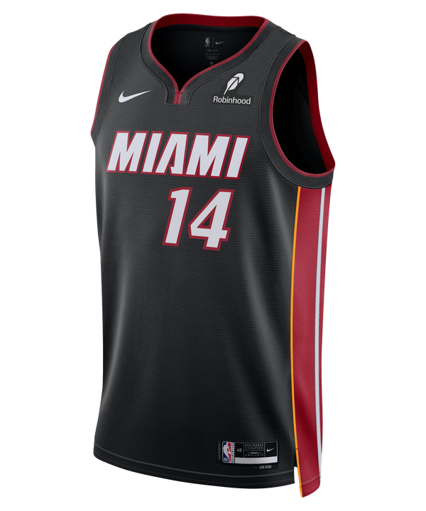 Tyler Herro Nike Miami HEAT Icon Black Swingman Jersey Men's Jersey Nike   