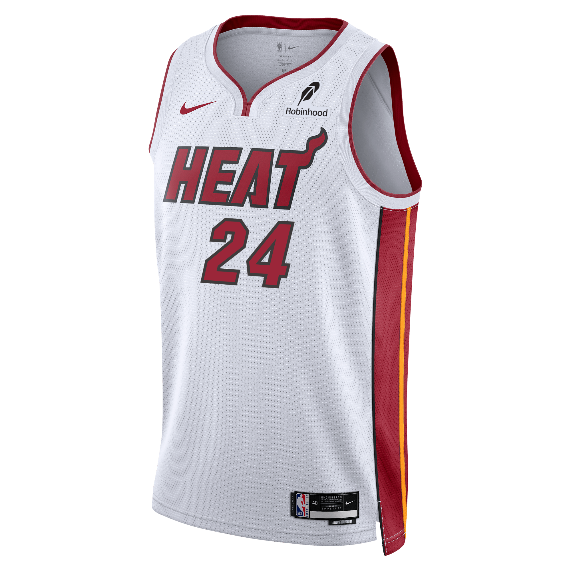 Haywood Highsmith Nike Miami HEAT Association White Swingman Jersey Men's Jersey Nike   