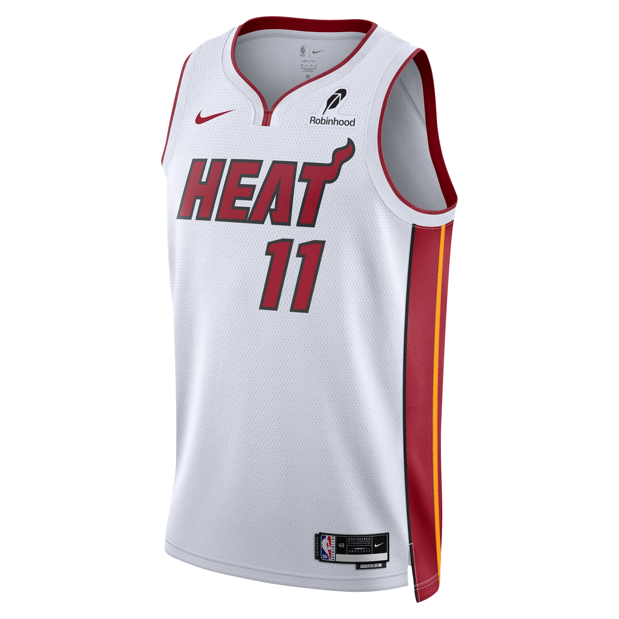 Jaime Jaquez Jr. Nike Miami HEAT Association White Swingman Jersey Men's Jersey Nike   