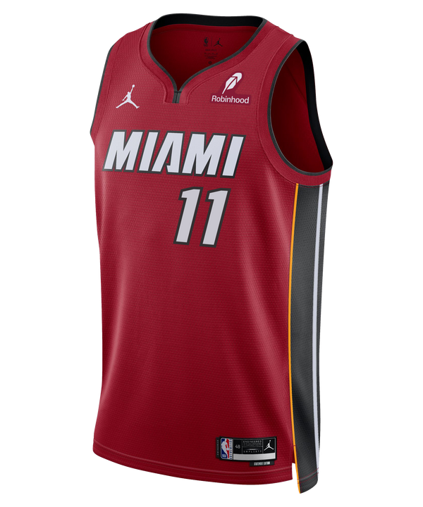 Jaime Jaquez Jr. Nike Jordan Brand Miami HEAT Statement Red Swingman Jersey Men's Jersey Nike   