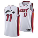 Jaime Jaquez Jr. Nike Miami HEAT Association White Swingman Youth Jersey - 3