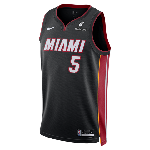 Nikola Jović Nike Icon Black Youth Swingman Jersey