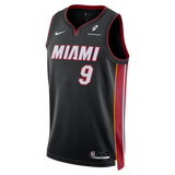 Pelle Larsson Nike Miami HEAT Icon Black Swingman Jersey - 1