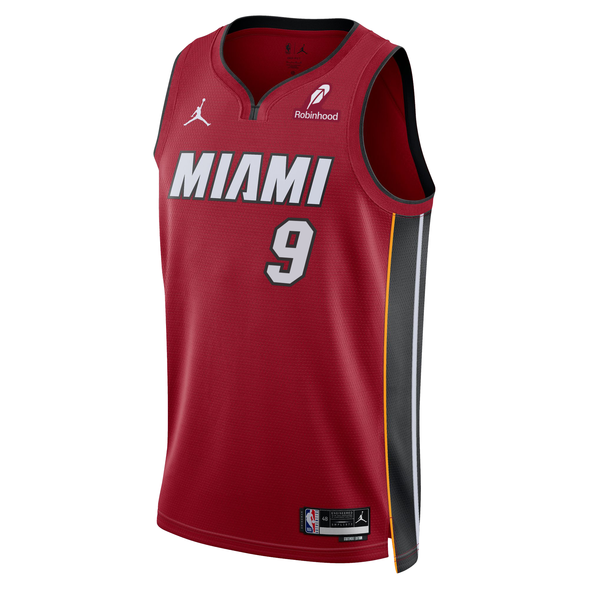 Pelle Larsson Nike Jordan Brand Miami HEAT Statement Red Swingman Jersey Men's Jersey Nike   