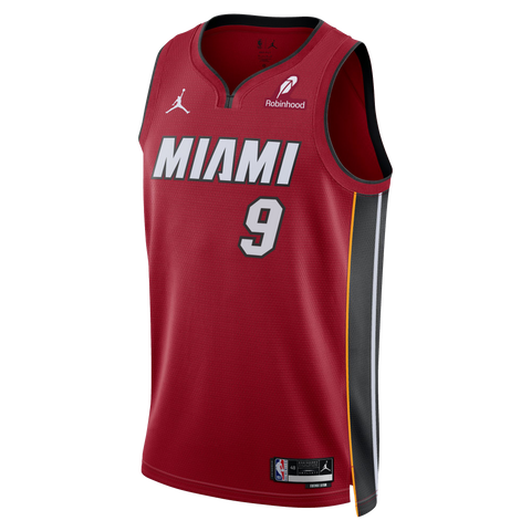 Pelle Larsson Nike Jordan Brand Miami HEAT Statement Red Swingman Jersey