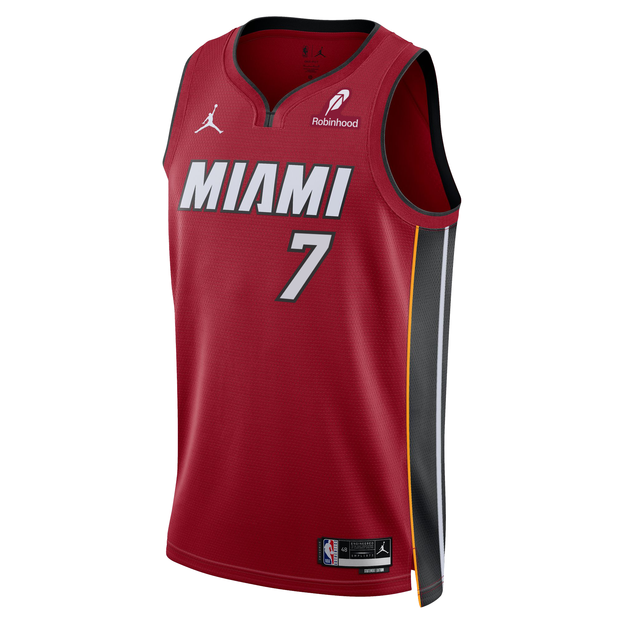 Kel'el Ware Nike Jordan Brand Miami HEAT Statement Red Swingman Youth Jersey Youth Jersey Nike   