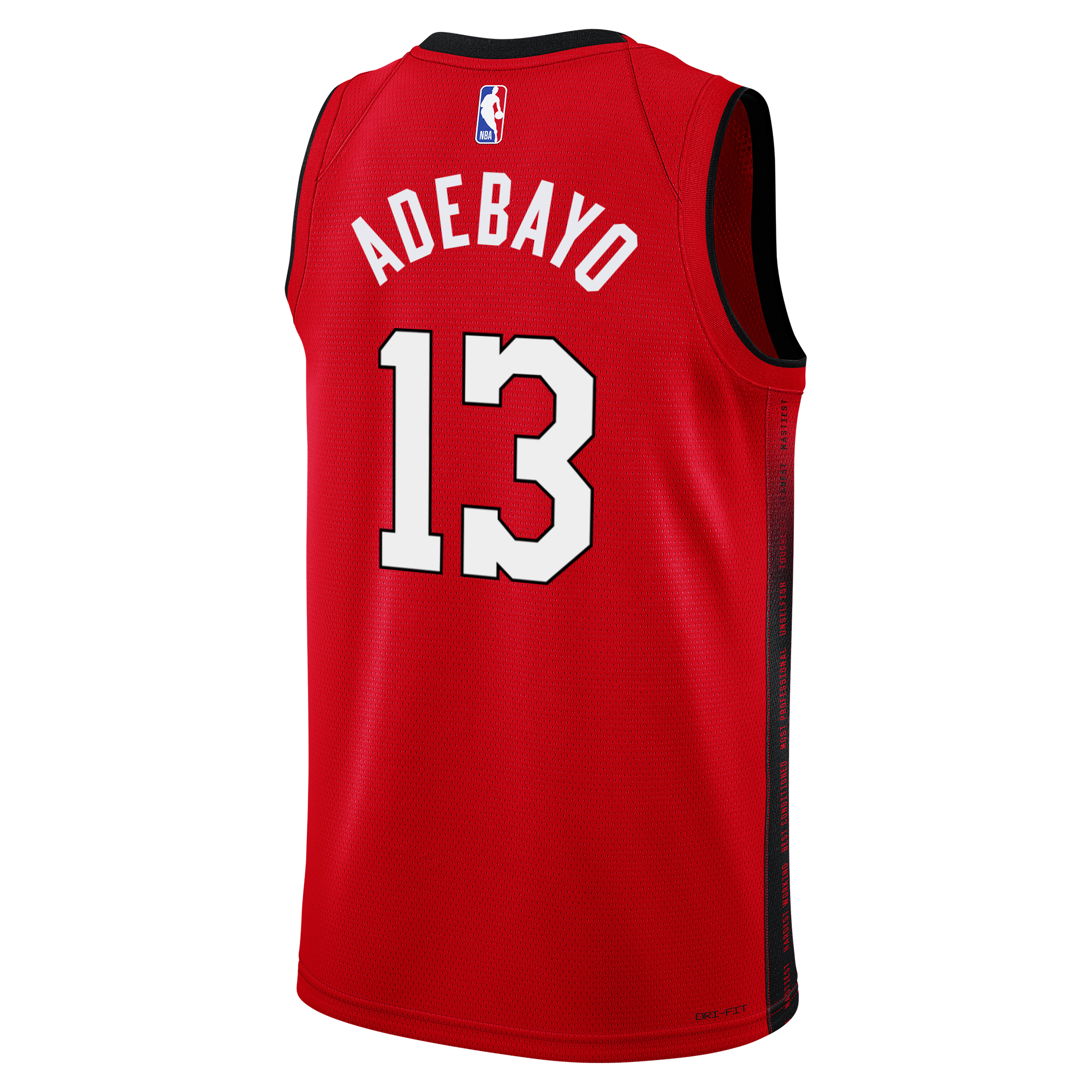 Bam Adebayo Nike HEAT Culture: Blood Red Youth Swingman Jersey Youth Jersey Nike   