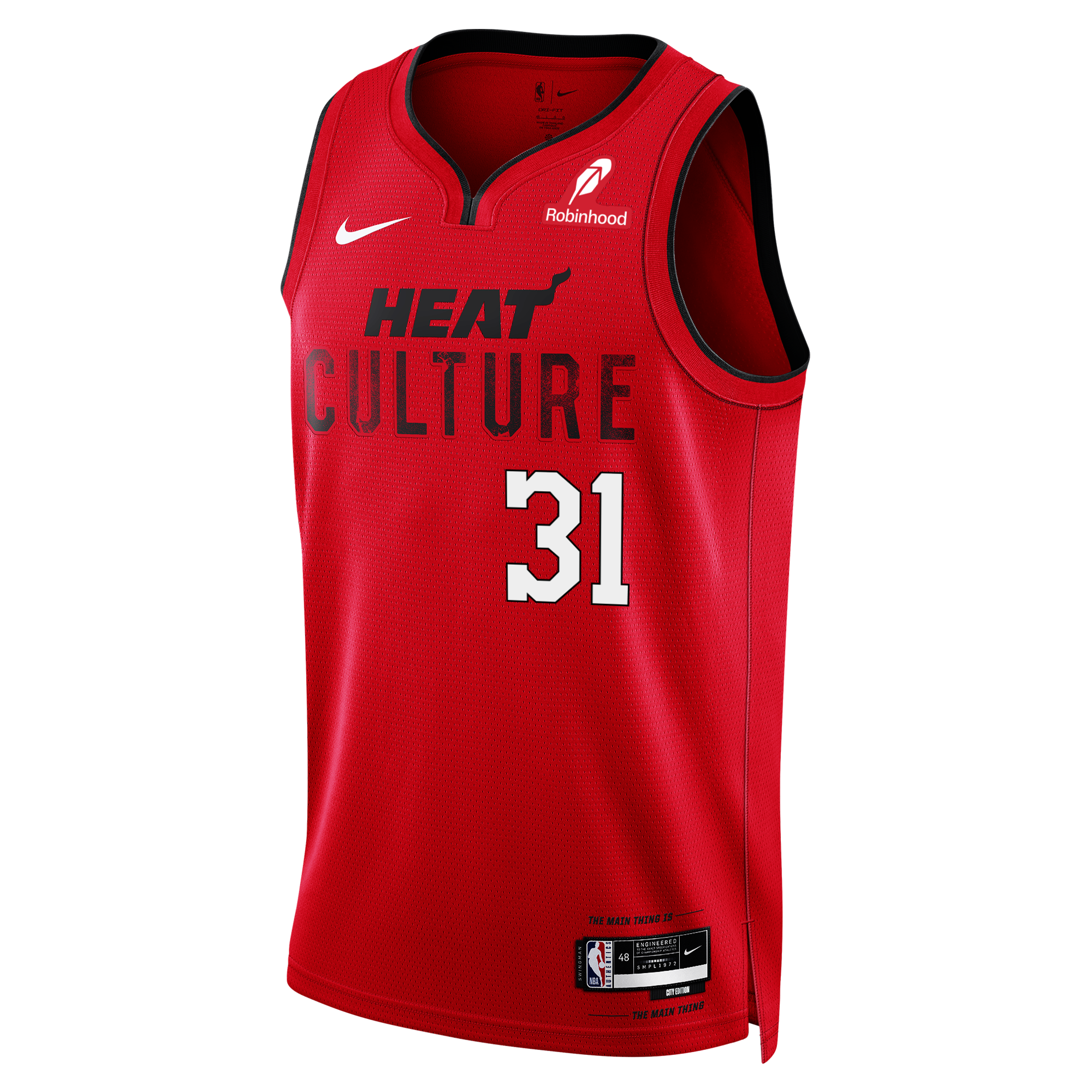 Thomas Bryant Nike HEAT Culture: Blood Red Swingman Jersey Men's Jersey Nike   