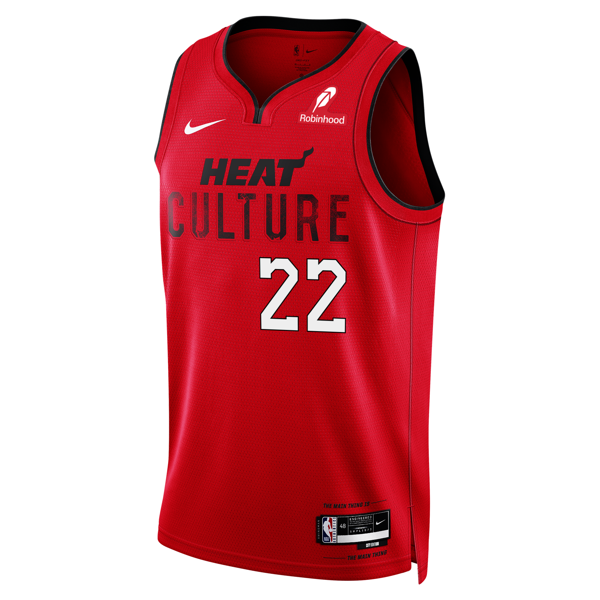 Jimmy Butler Nike HEAT Culture: Blood Red Swingman Jersey Men's Jersey Nike   