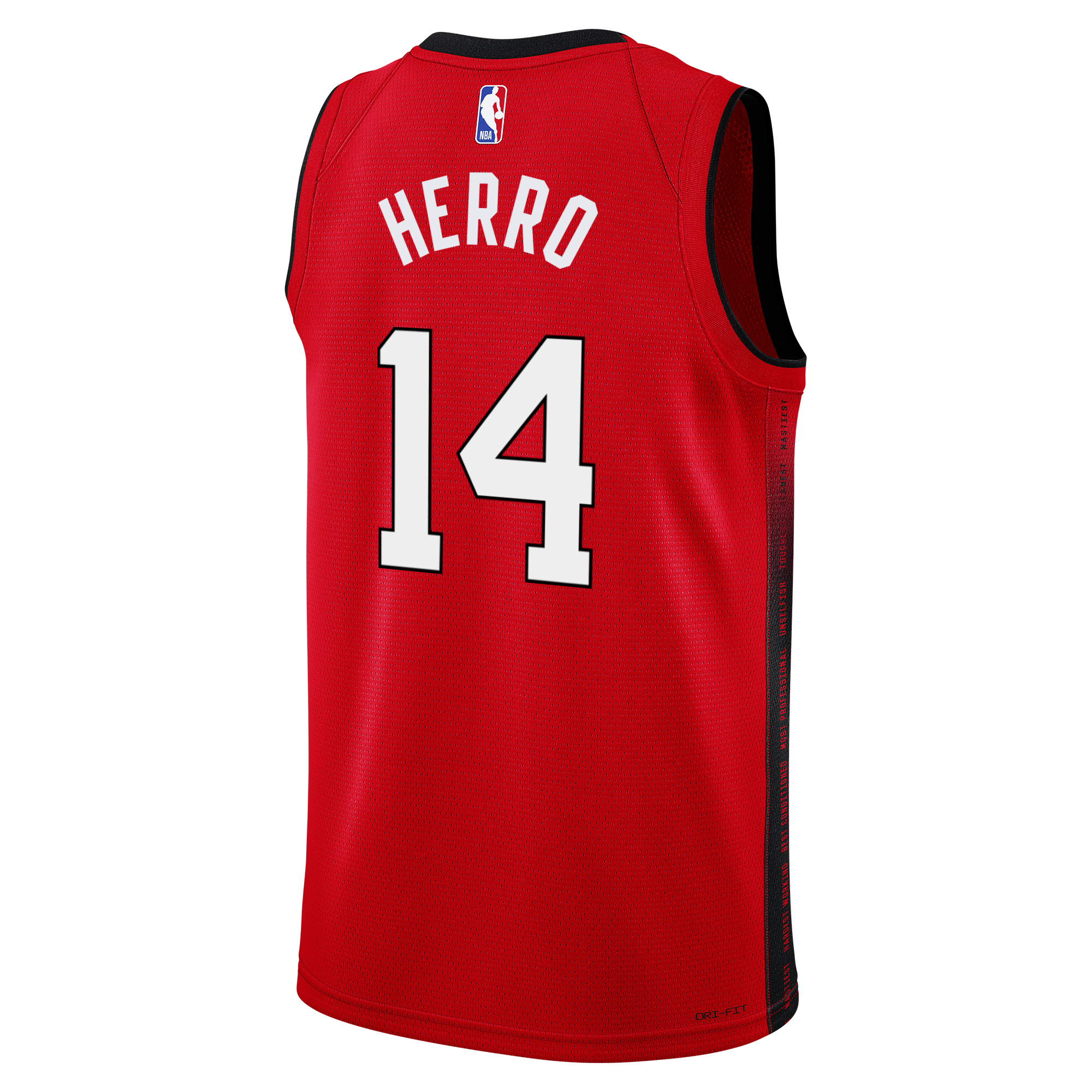 Tyler Herro Nike HEAT Culture: Blood Red Youth Swingman Jersey Youth Jersey Nike   