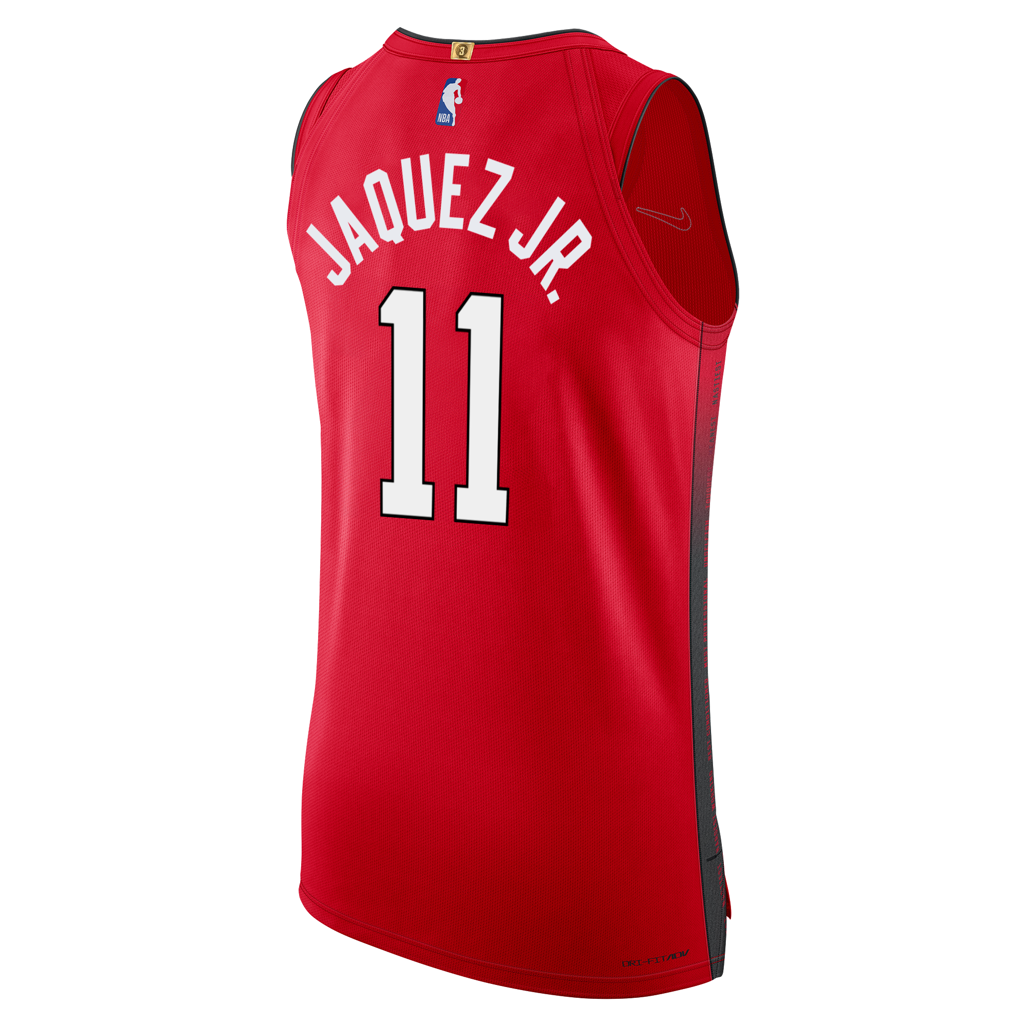 Jaime Jaquez Jr. Nike HEAT Culture: Blood Red Authentic Jersey Men's Jersey Nike   