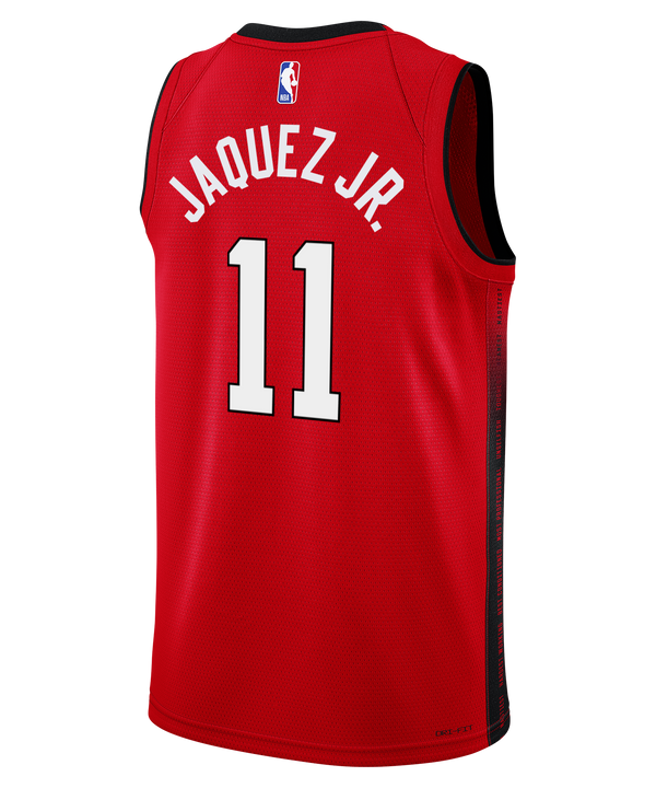 Jaime Jaquez Jr. Nike HEAT Culture: Blood Red Swingman Jersey Men's Jersey Nike   