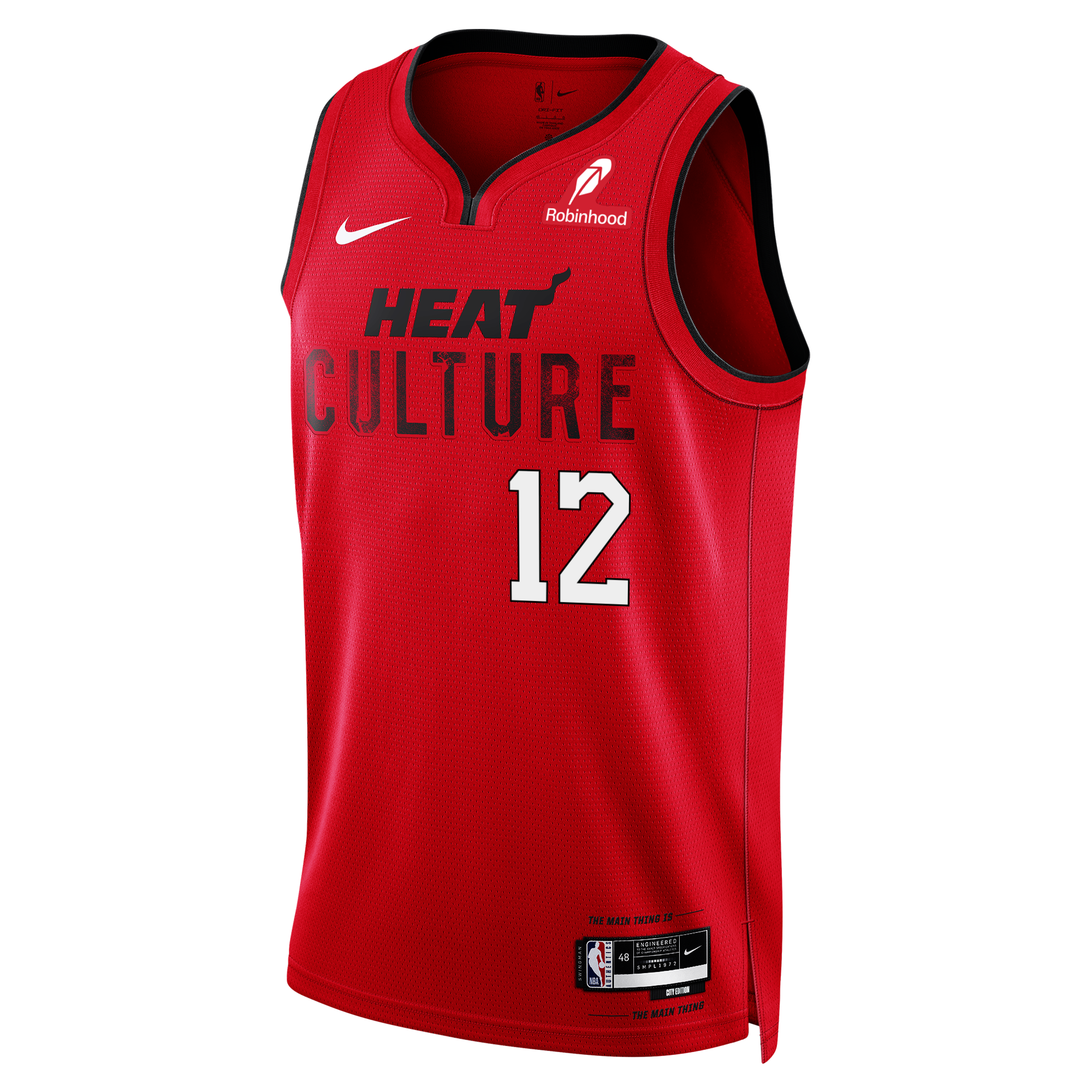 Dru Smith Nike HEAT Culture: Blood Red Swingman Jersey Men's Jersey Nike   