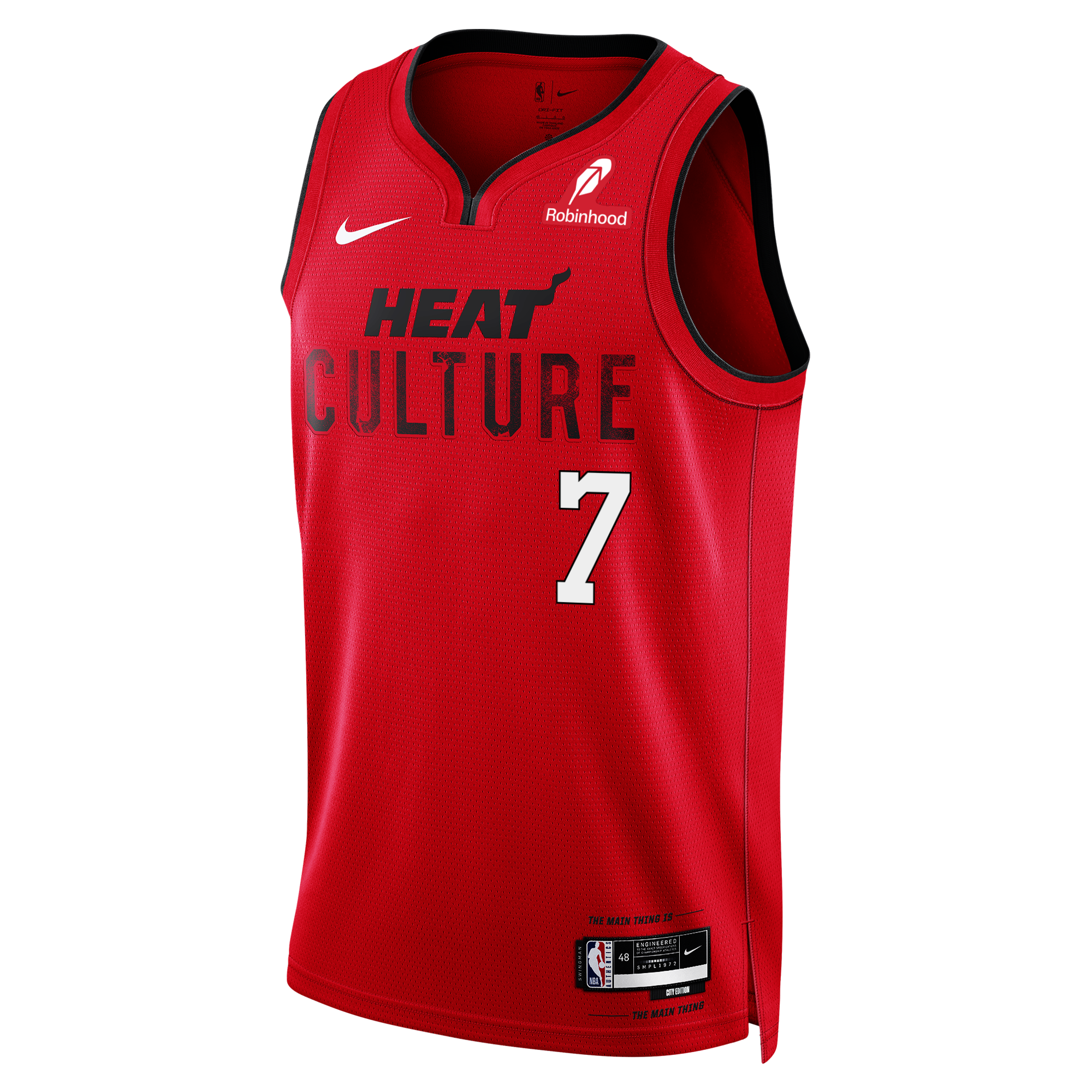 Kel'el Ware Nike HEAT Culture: Blood Red Swingman Jersey Men's Jersey Nike   