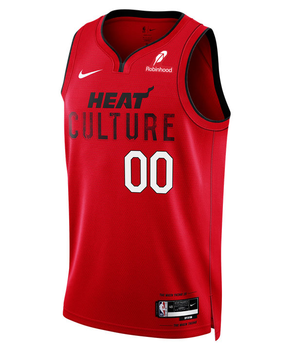 Personalized Nike HEAT Culture: Blood Red Swingman Jersey Men's Jersey Nike   