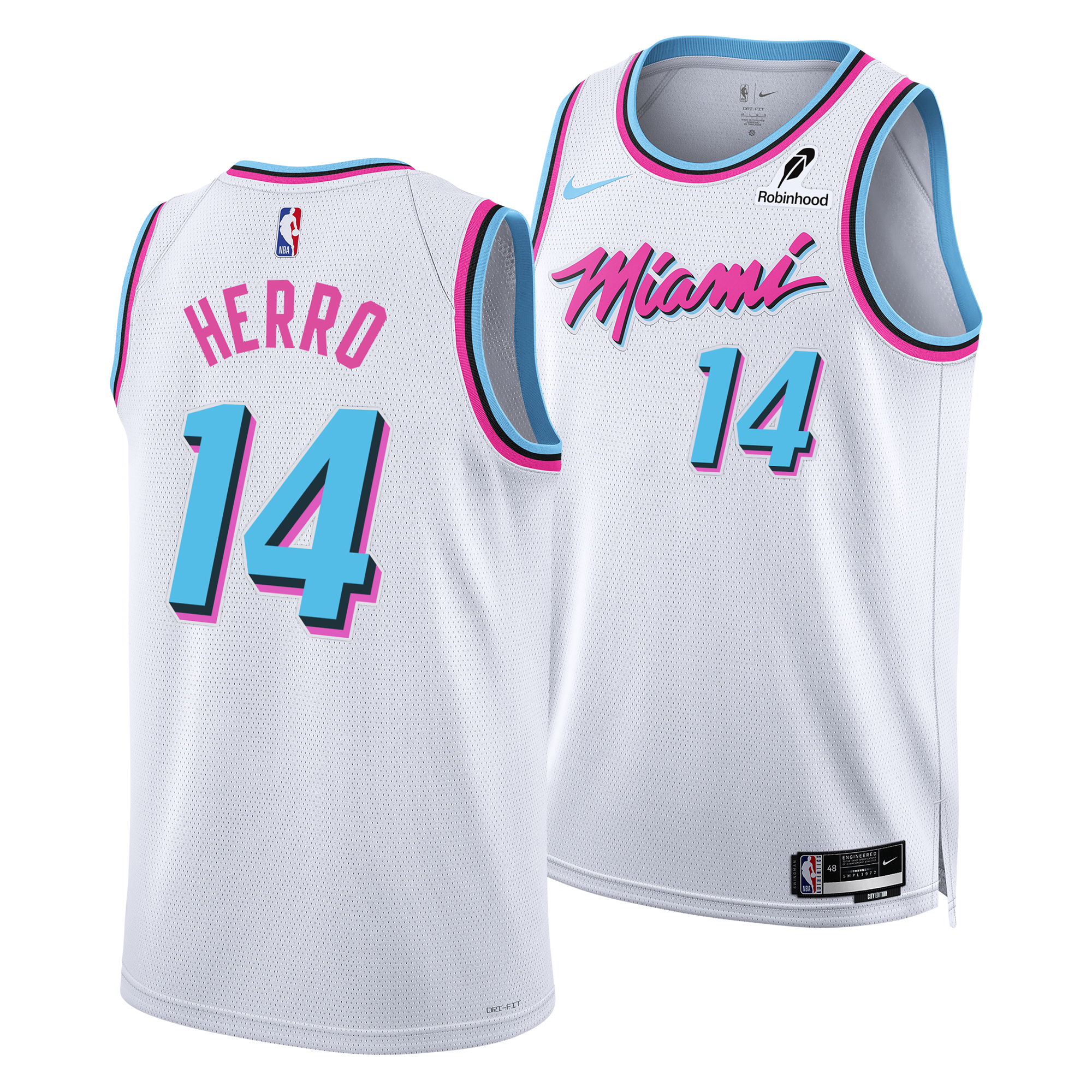 Tyler Herro Nike Original Vice Youth Swingman Jersey Youth Jersey Nike