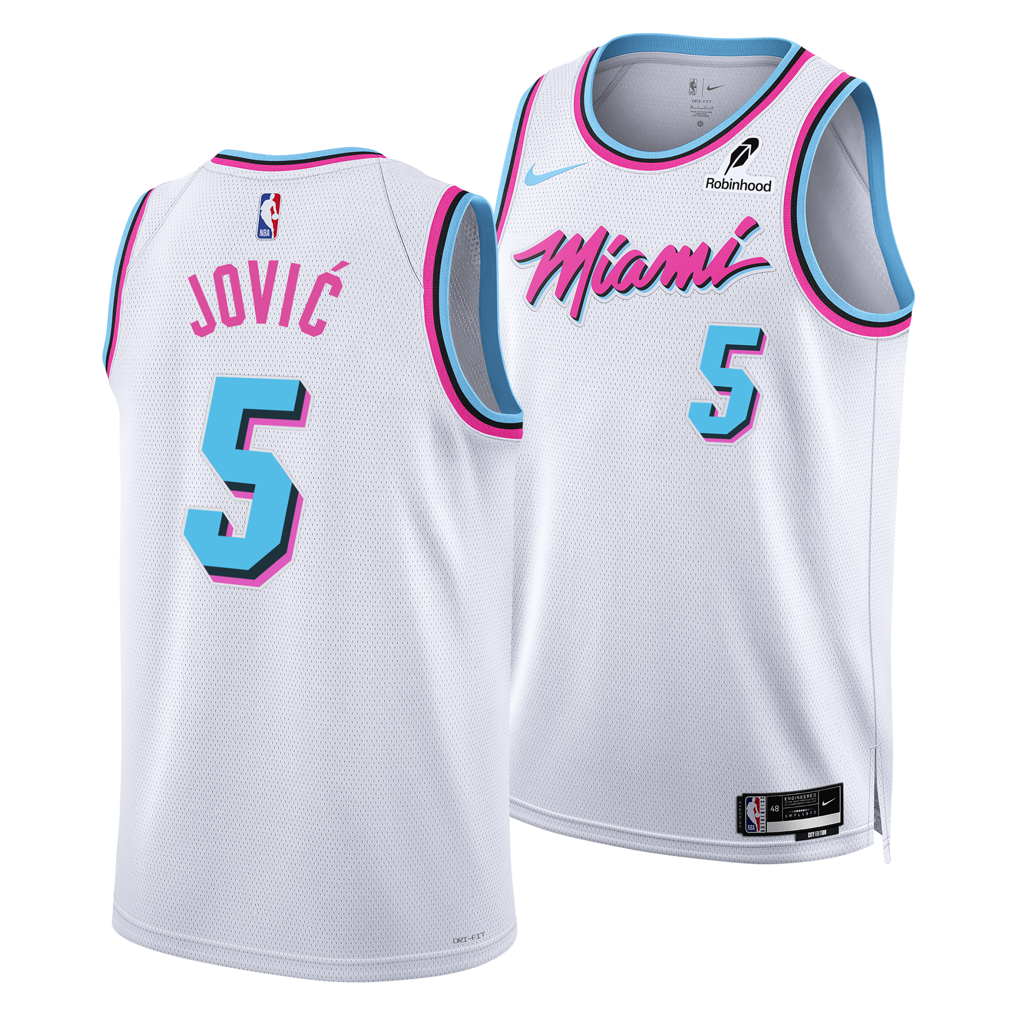 Nikola Jović Nike Original Vice Swingman Jersey Men's Jersey Nike