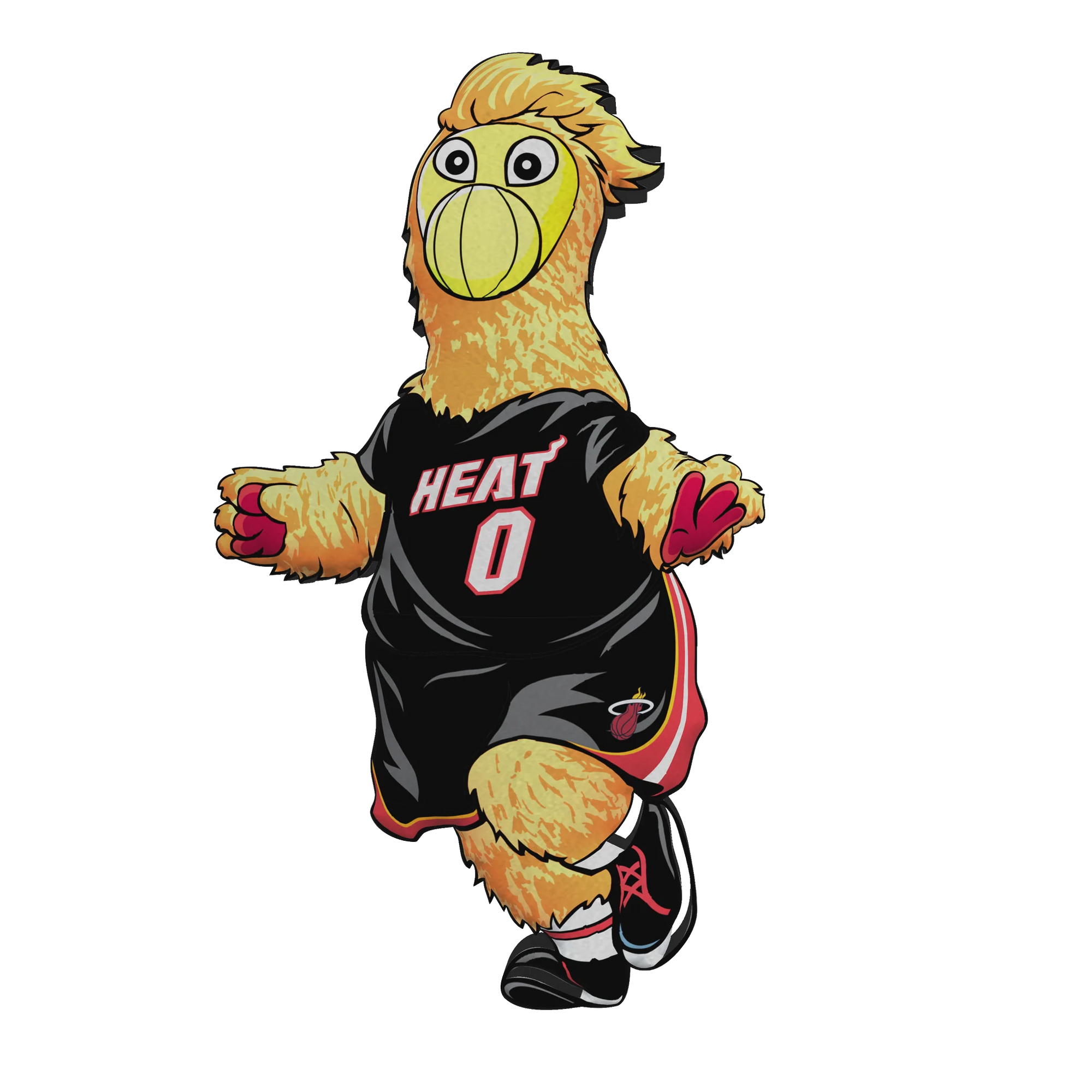 Miami HEAT Burnie Plushlete Novelties Pegasus Sports   