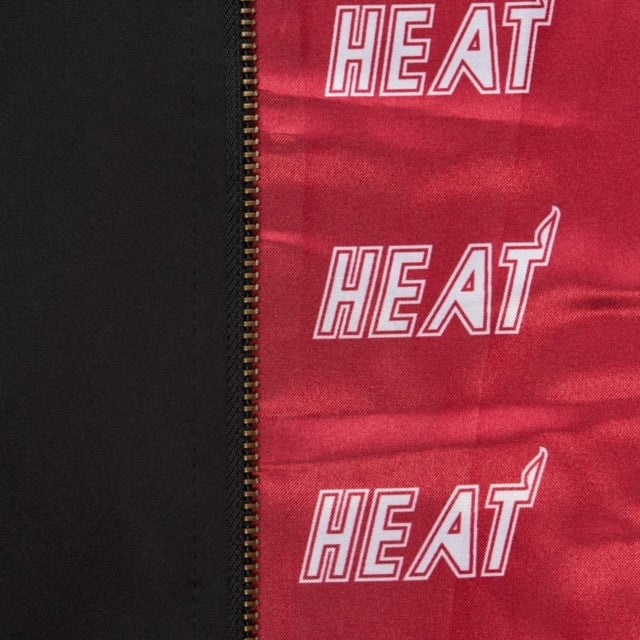 Mitchell & Ness Miami HEAT Satin Bomber