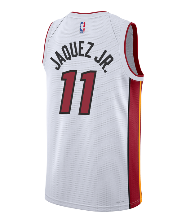 Jaime Jaquez Jr. Nike Miami HEAT Association White Swingman Jersey Men's Jersey Nike   