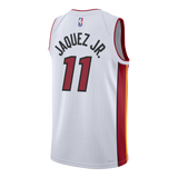 Jaime Jaquez Jr. Nike Miami HEAT Association White Swingman Youth Jersey - 2