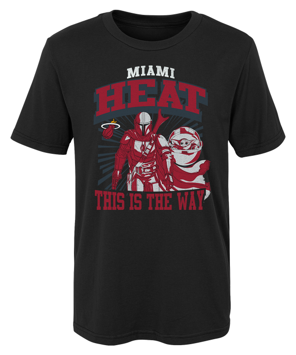 Miami HEAT Star Wars This Is The Way Youth Tee Youth Tee Outerstuff   