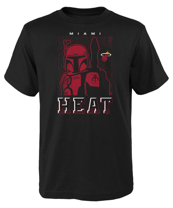 Miami HEAT Star Wars Boba Fett Youth Tee Youth Tee Outerstuff   