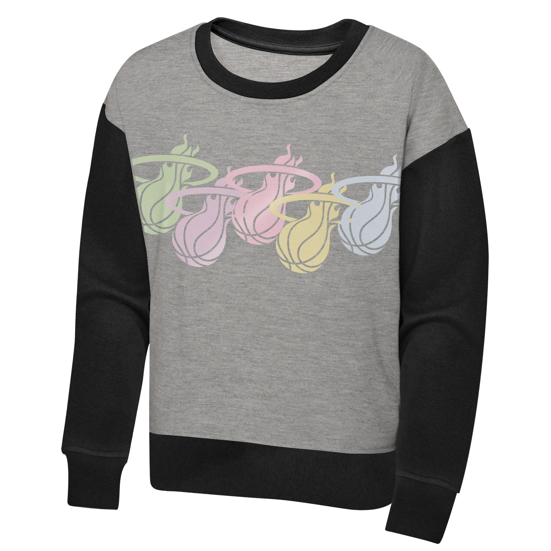 Court Culture Girls Pastel Sweater Girls Crewneck Sweater Court Culture   