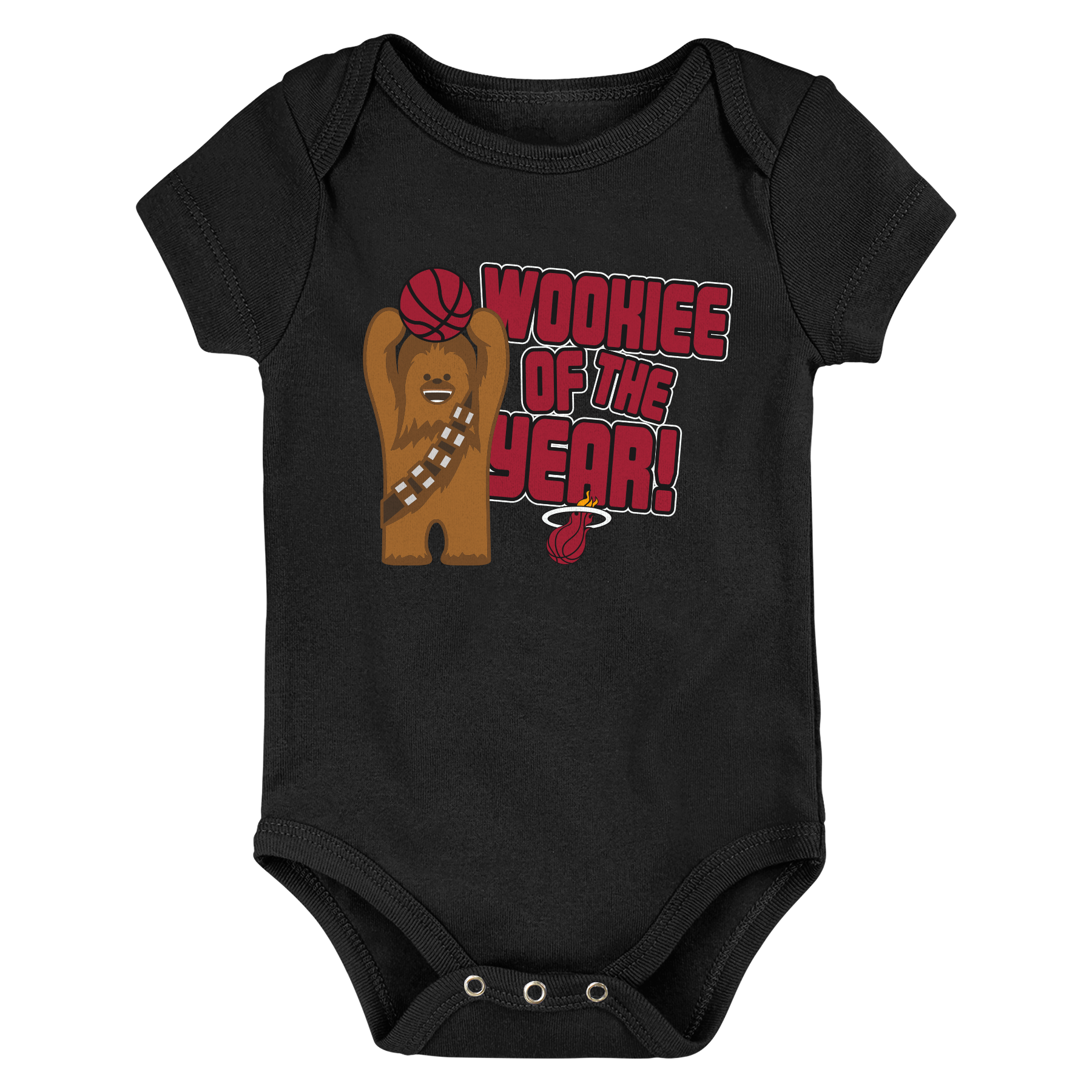 Miami HEAT Star Wars Wookie Of The Year Newborn Onesie Newborn Onesie Outerstuff   