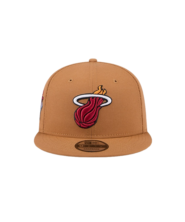 New Era Miami HEAT Khaki Color Pack Youth Hat Youth Hat New Era   