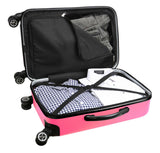 Miami HEAT 20" Pink Hardcase Spinner Luggage - 4