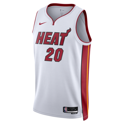 Keshad Johnson Nike Miami HEAT Association White Youth Swingman Jersey