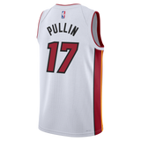 Zyon Pullin Nike Miami HEAT Association White Youth Swingman Jersey - 2