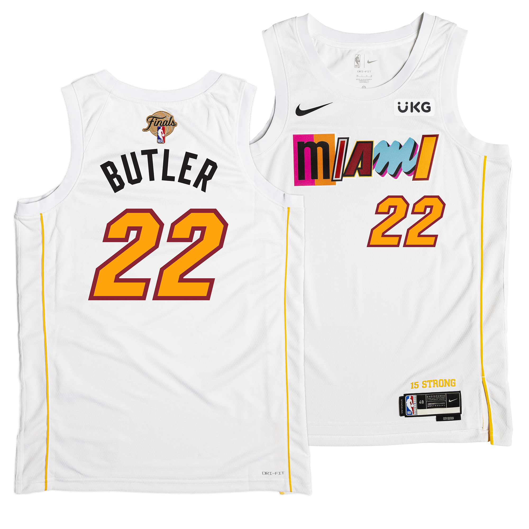 Jimmy Butler Miami Heat Nike Trophy Gold Earned Edition Swingman Jersey  Medium