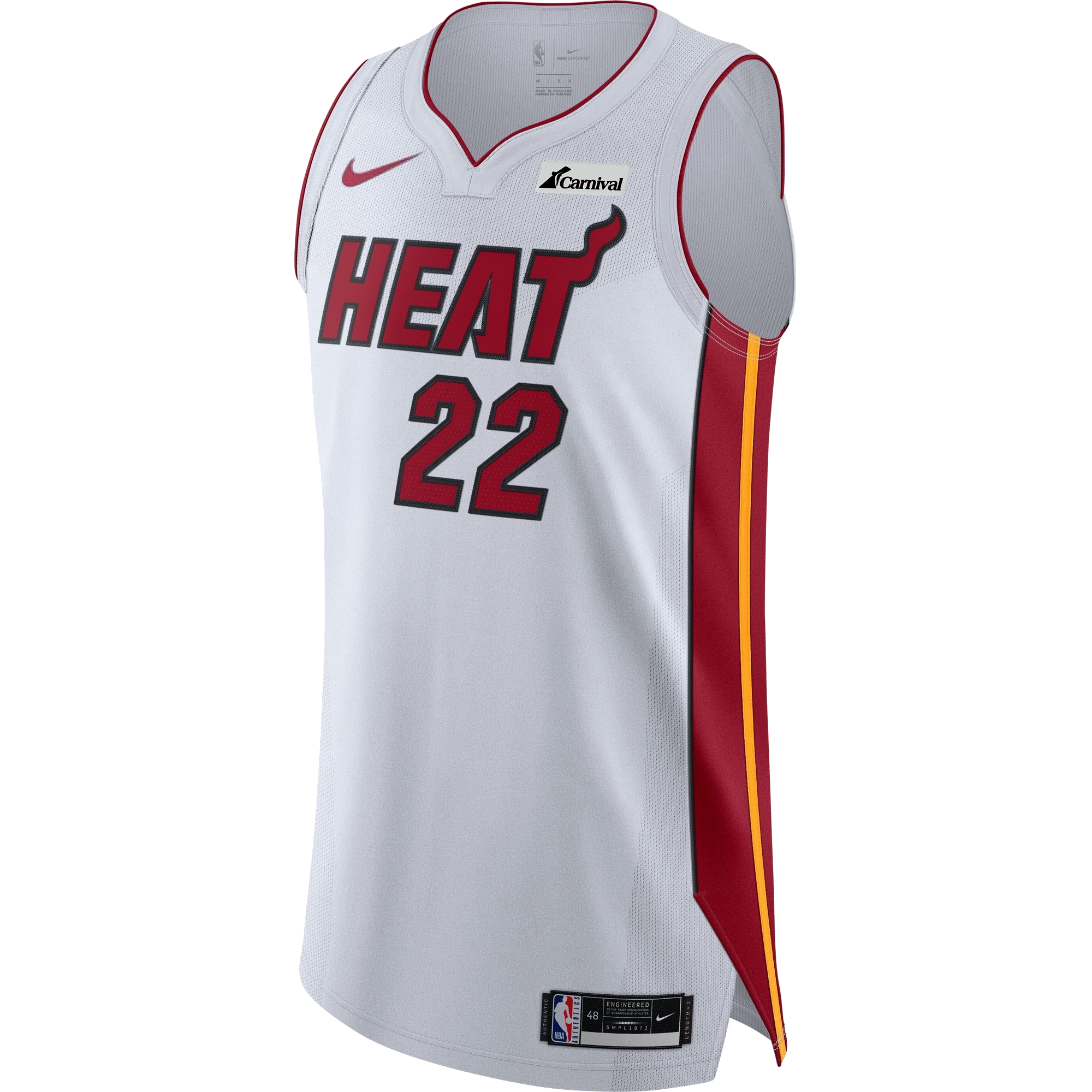 Jimmy Butler Nike Miami HEAT Association White Authentic Jersey MENS JERSEYS NIKE   